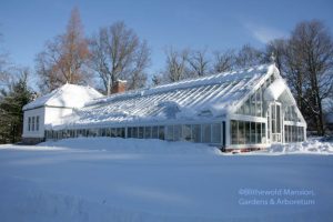 Sliding snow on the greenhouse